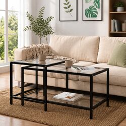 Friendly and Functional Tempered Glass Tea Tables