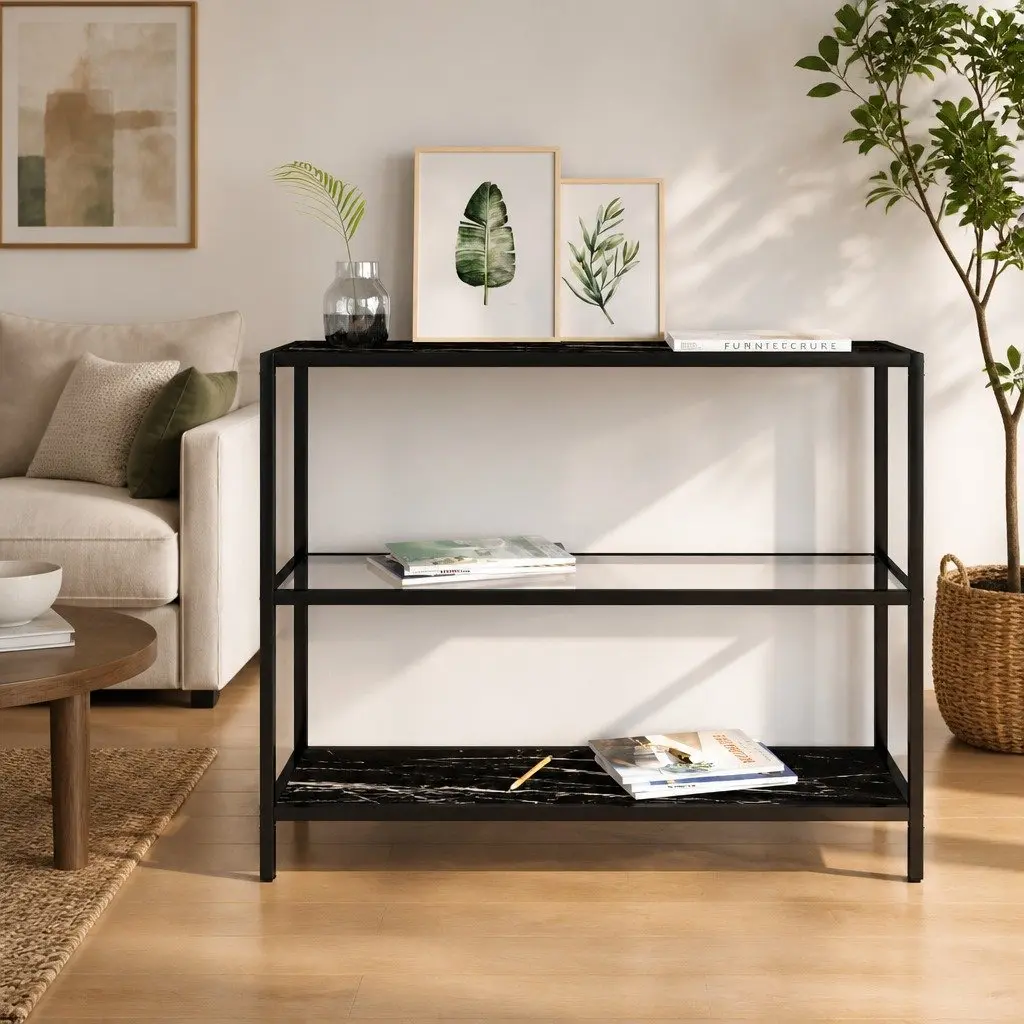 Black Marble Display Shelf