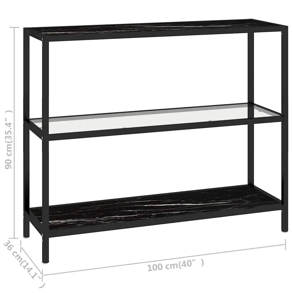 Black Marble Display Shelf