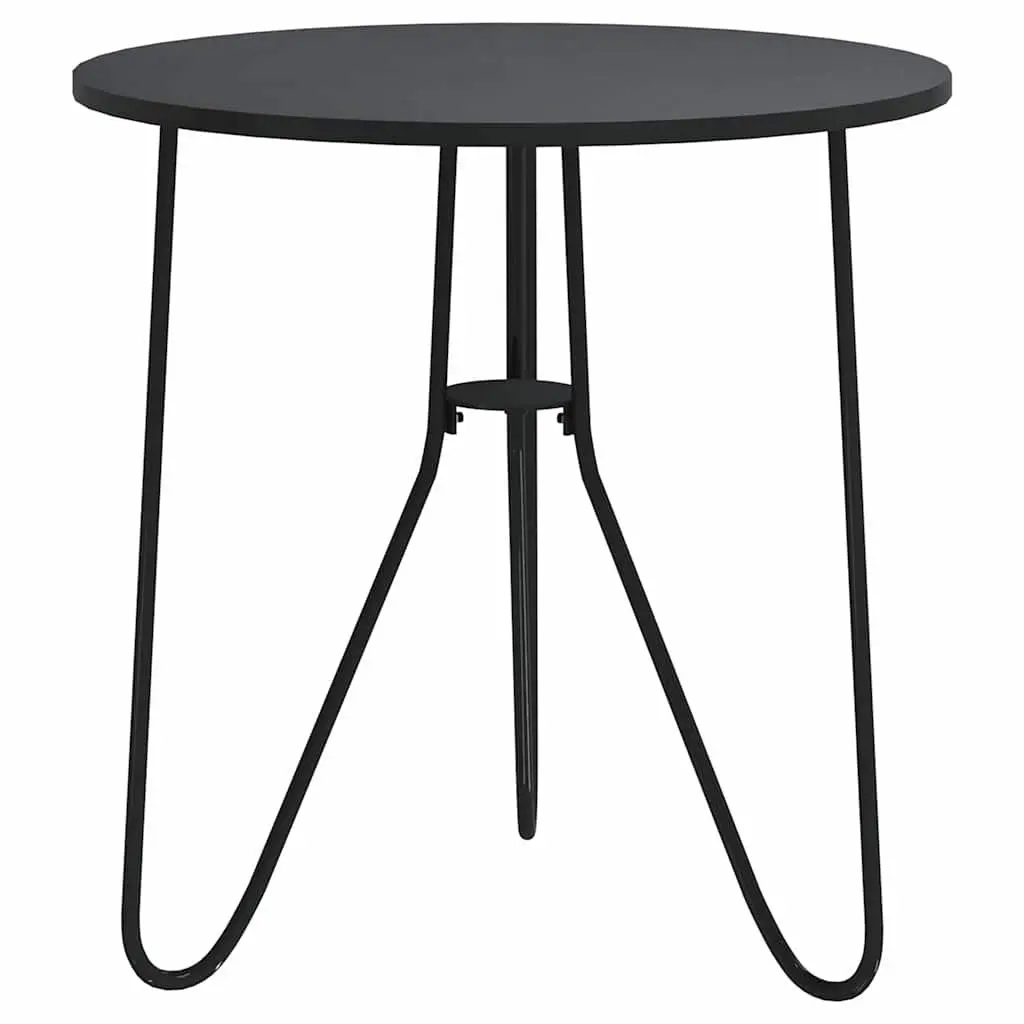 End Table Modern Black 48 cm Coffee Tea Accent Living Room Furniture