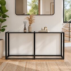 Your New Favorite Console Table with Glass Top