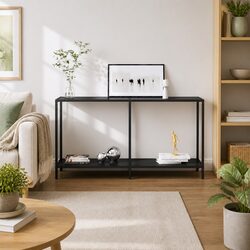 Friendly Black Console Table: Stylish and Functional