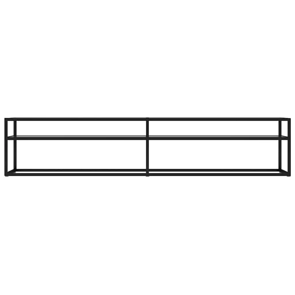 TV Cabinet Transparent Tempered Glass 200 x 40 x 40.5 cm