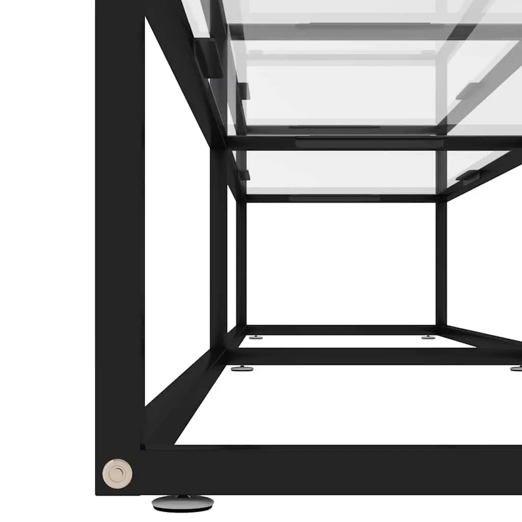 TV Cabinet Transparent Tempered Glass 200 x 40 x 40.5 cm