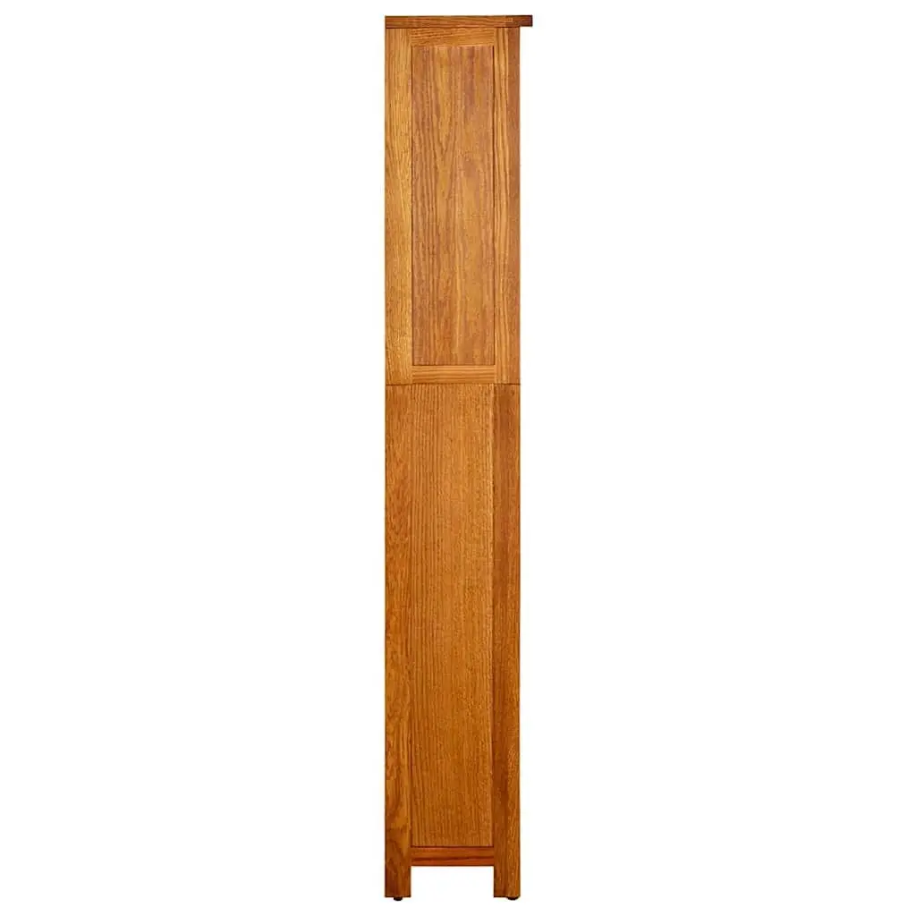 5-Tier Bookcase in Solid Oak Wood