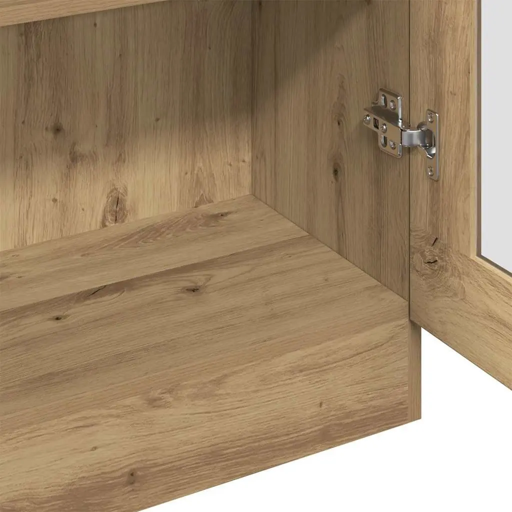 Highboard Storage Cabinet Engineered Wood Brown 150cm