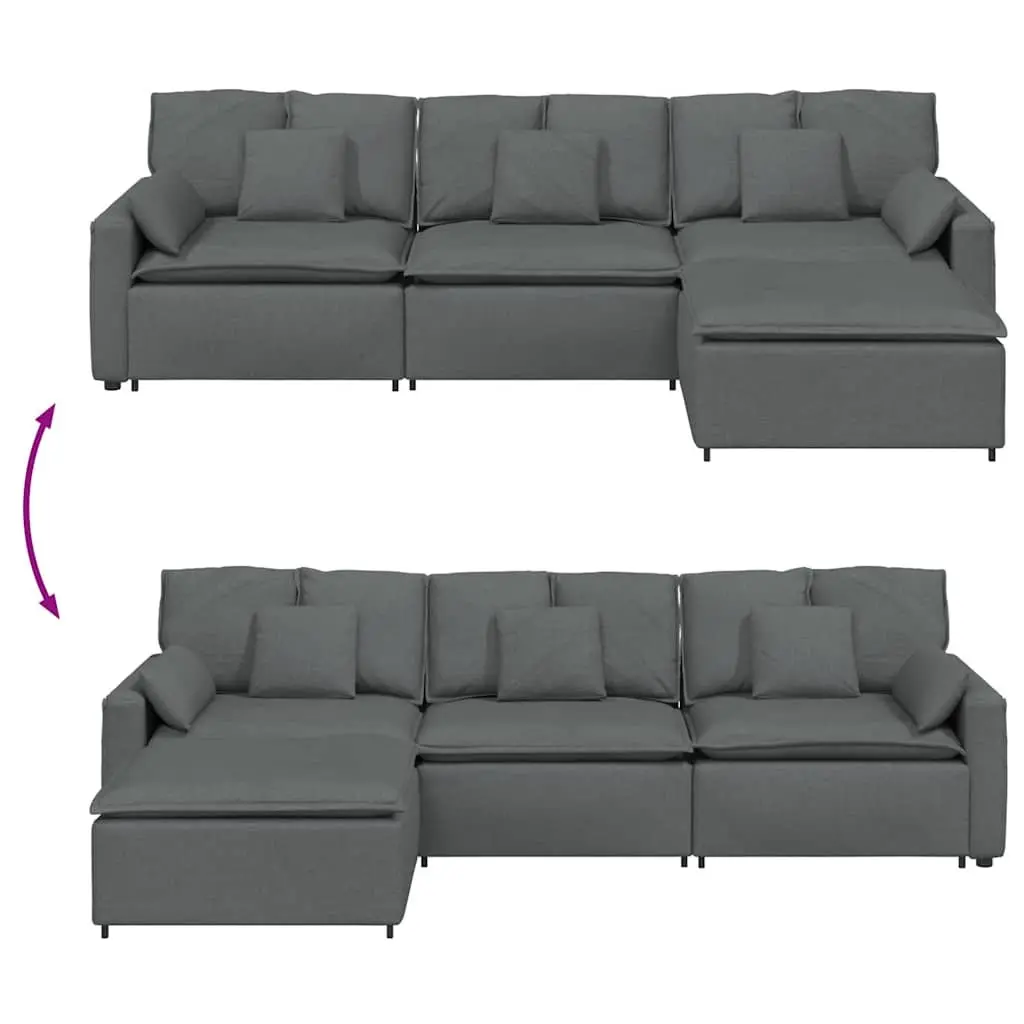 Modular Sectional Sofa in Grey