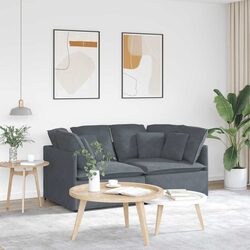 Your Ideal Grey Velvet Modular Sofa Awaits