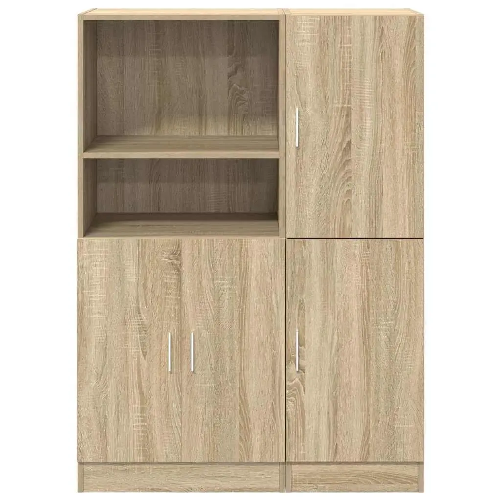 Kitchen Cabinet Set 2 Piece Wall Mounted Storage Shelves Organizer