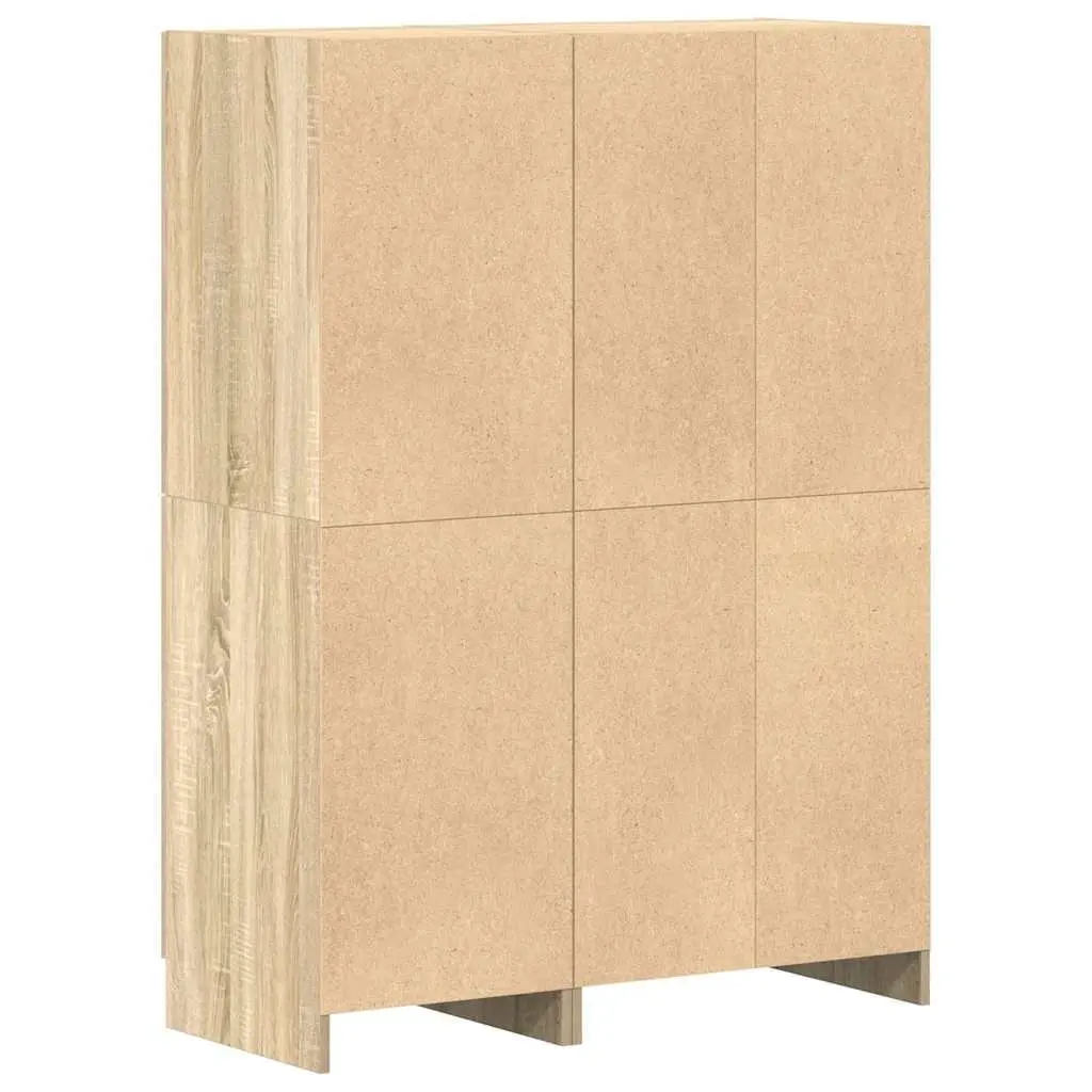 Kitchen Cabinet Set 2 Piece Wall Mounted Storage Shelves Organizer