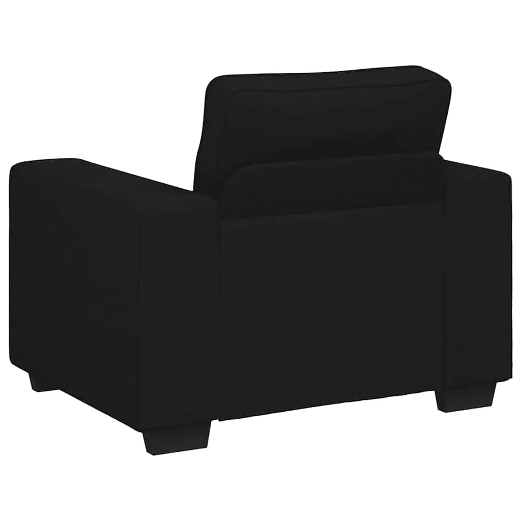 Black 3 Piece Sofa Set