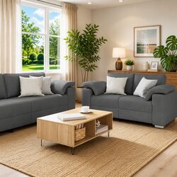 Your New Favourite 3-Piece Sofa Set in Grey
