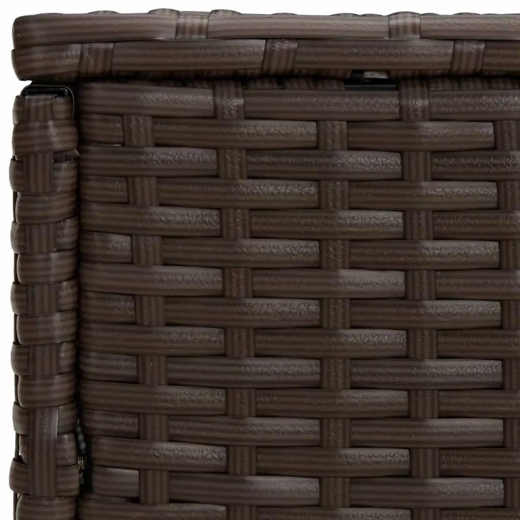Garden Side Tables Set Brown Outdoor Patio Furniture 3 Piece