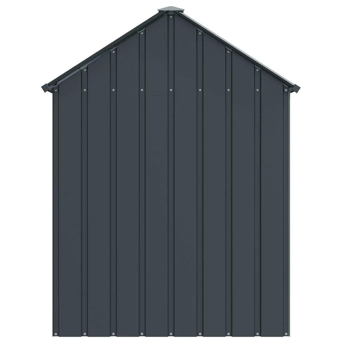 Bird Cage Galvanised Steel Large Outdoor Aviary 422x103x142cm Anthracite