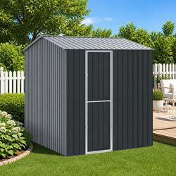 Outdoor Bird Cage Anthracite Galvanised Steel Garden Aviary Rectangular