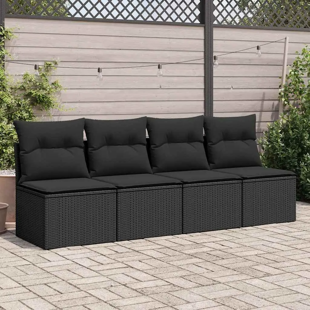 Black Garden Sofa Set