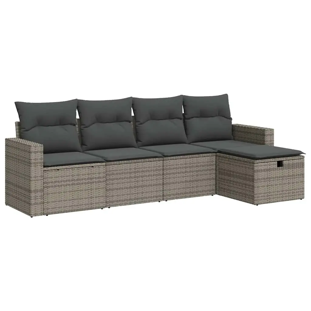 5-Piece Garden Sofa Set for Relaxing Outdoors