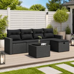 Friendly 6-Piece Garden Sofa Set for Your Outdoor Space