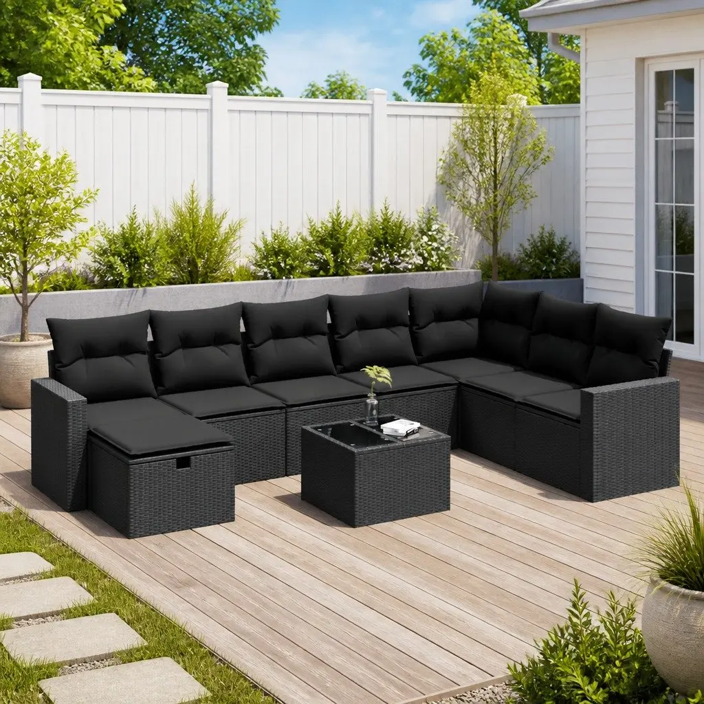 9 Piece Garden Sofa Set