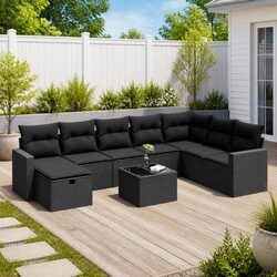 Your Ideal 9 Piece Garden Sofa Set Awaits You