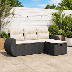 Your Cozy Outdoor Retreat - 4 Piece Garden Sofa Set