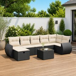 Your New Outdoor Comfort: 8-Piece Garden Sofa Set