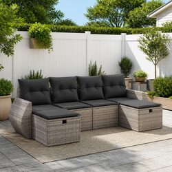 Your Outdoor Oasis Awaits with This 6-Piece Sofa Set