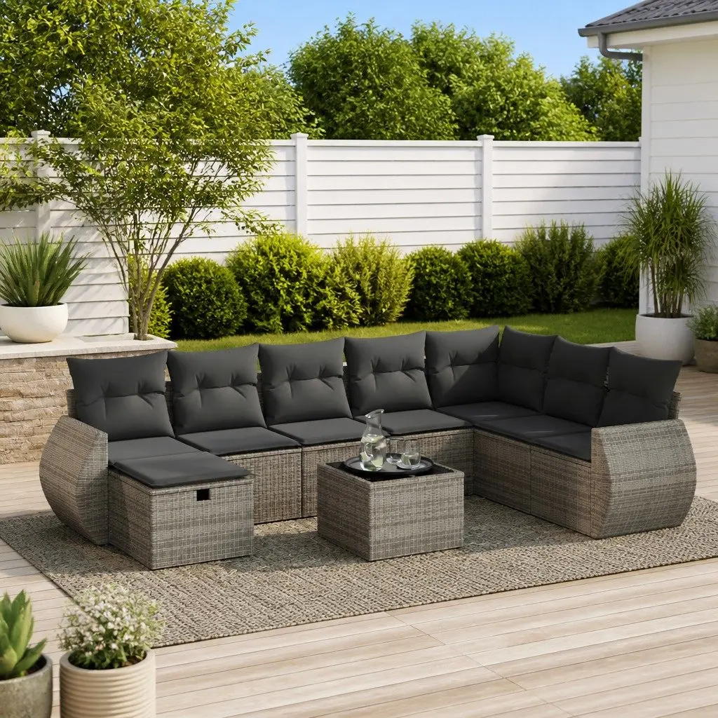 9-Piece Garden Sofa Set
