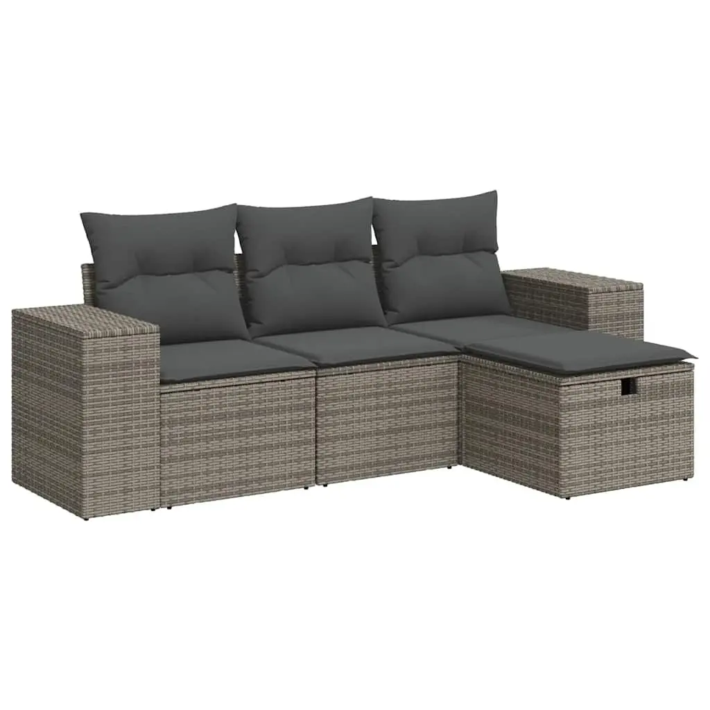 Grey Garden Sofa Set