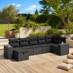 Your Perfect 7 Piece Modular Garden Sofa Set
