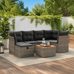 Your 7-Piece Grey Garden Sofa Set Awaits
