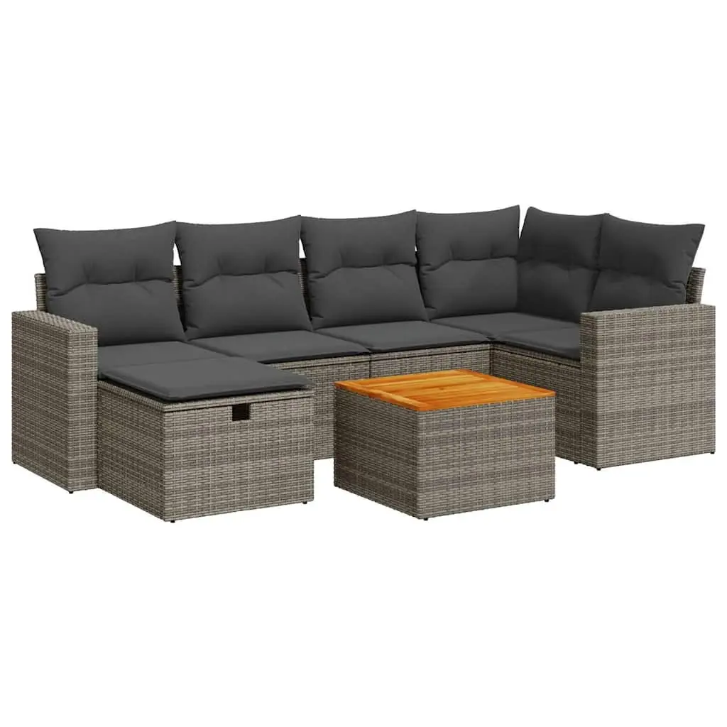 7 Piece Garden Sofa Set