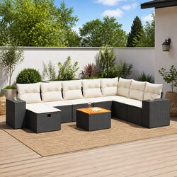 Your Outdoor Oasis Awaits: 9-Piece Garden Sofa Set