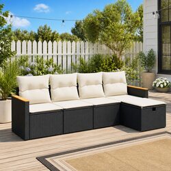 5 Piece Garden Sofa Set: Relax and Enjoy Outdoors