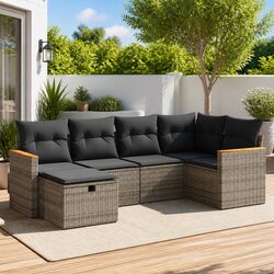 Your Perfect 6-Piece Garden Sofa Set Awaits