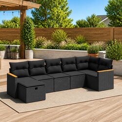 Your Perfect 7 Piece Garden Sofa Set Awaits