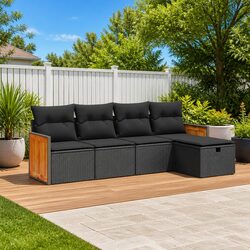 Your Friendly 5-Piece Garden Sofa Set for Outdoors