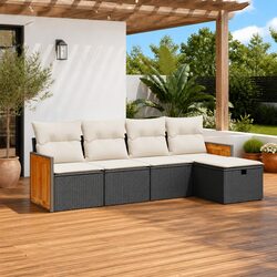 Your Perfect 5-Piece Garden Sofa Set for Relaxing Outdoors