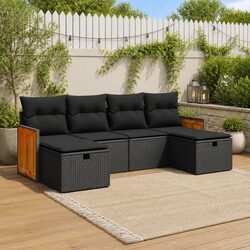 Your Ideal Black Poly Rattan Sofa Set for Outdoor Living