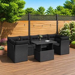 Join Friends Outdoors with This 8-Piece Garden Sofa Set
