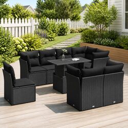 Your Perfect 9-Piece Garden Sofa Set for Outdoor Relaxation