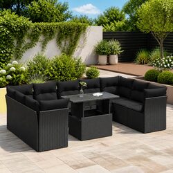 Your Friendly 10-Piece Outdoor Garden Sofa Set Awaits