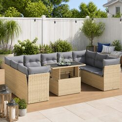 Your Friendly 10-Piece Garden Sofa Set Solution
