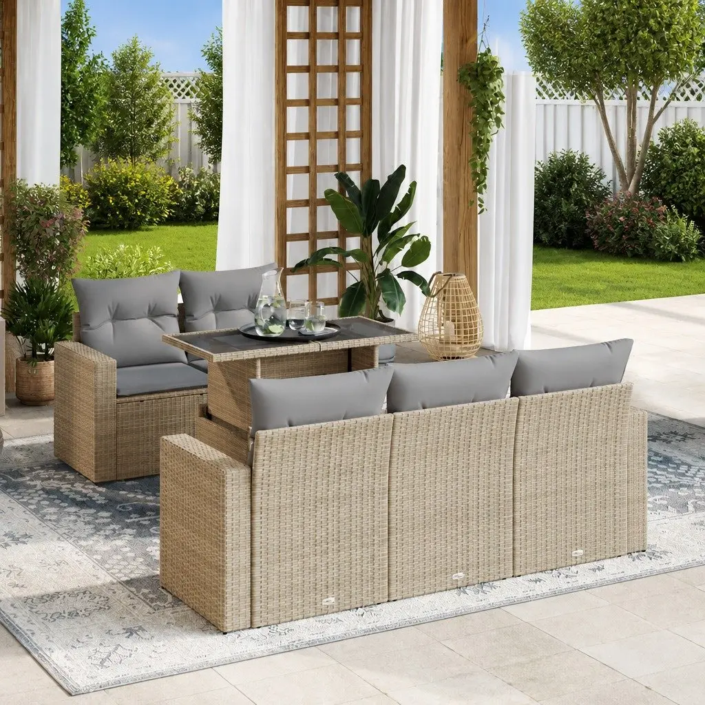 6-Piece Outdoor Sofa Set
