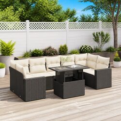 Friendly 8-Piece Garden Sofa Set with Storage for You