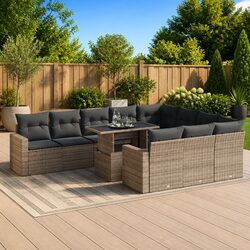 Your 11-Piece Garden Sofa Set for Outdoor Gatherings