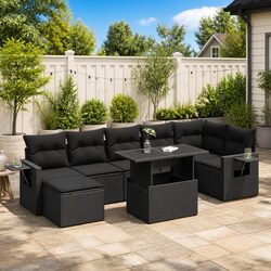Friendly 8 Piece Garden Sofa Set for Your Outdoor Enjoyment