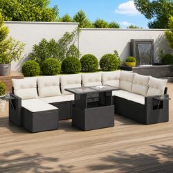 Friendly 9-Piece Outdoor Sofa Set for Your Space