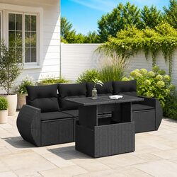 Friendly 5-Piece Garden Sofa Set for Your Outdoor Oasis