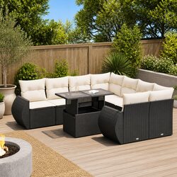 Friendly 9-Piece Outdoor Sofa Set with Storage Solutions